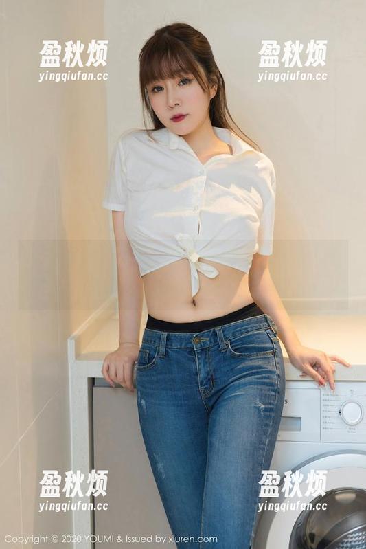 尤蜜荟 - 私房图片里的张思允Nice，和服之外的那份惬意与不羁