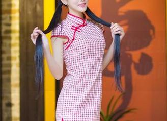 爱蜜社 – sugar小甜心CC的在线连衣裙图片，看这动作，肯定是为拍照而生的！