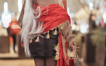 面饼仙儿的修女cos，照片中那份忐忑好像也透过镜头传给了我。